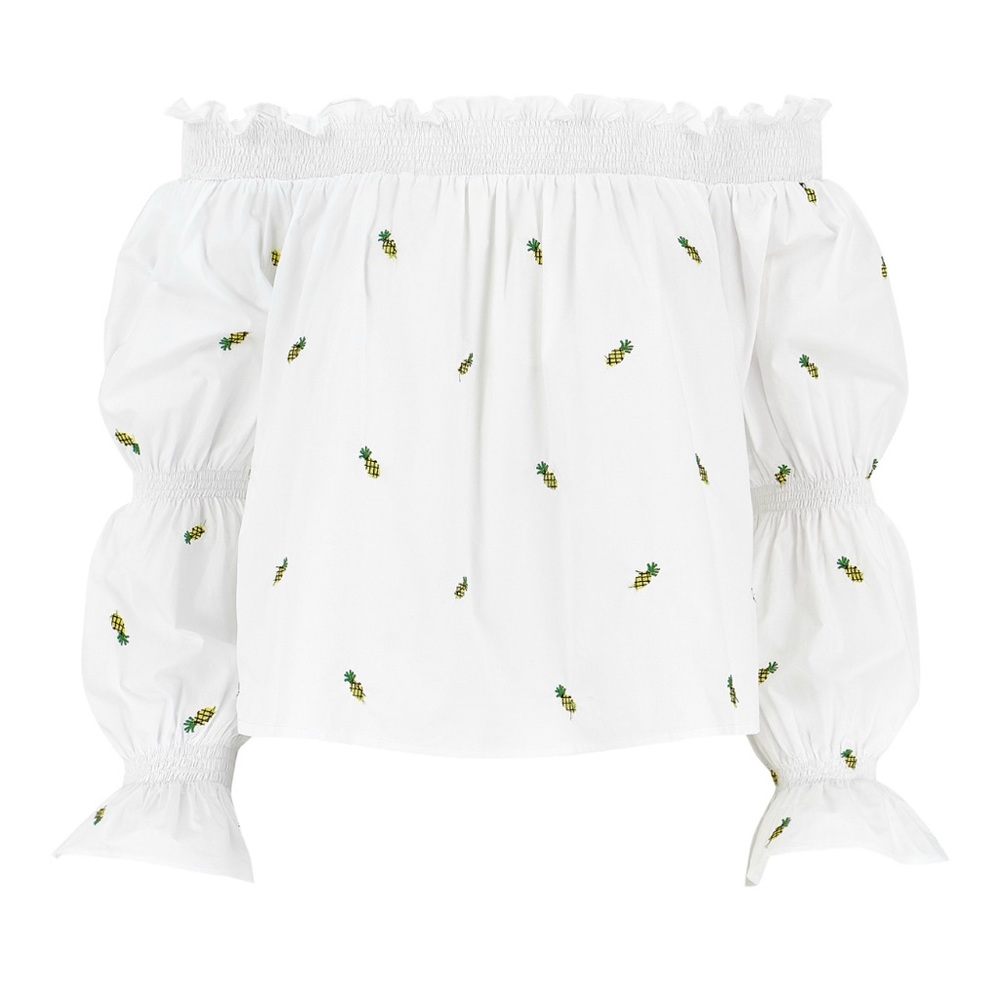 BISHOP + YOUNG OFF SHOULDER TOP